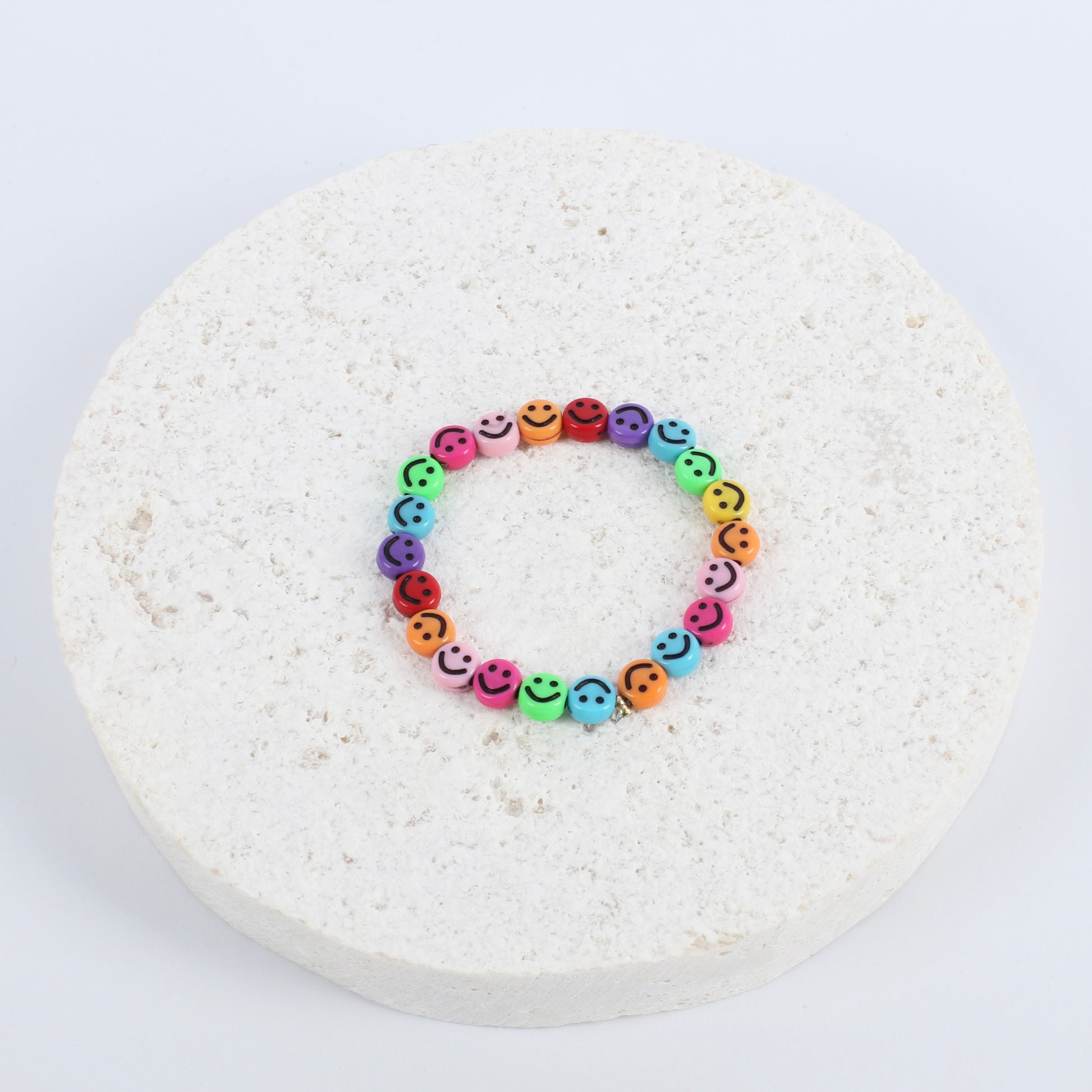 Multicolor smiley bracelet