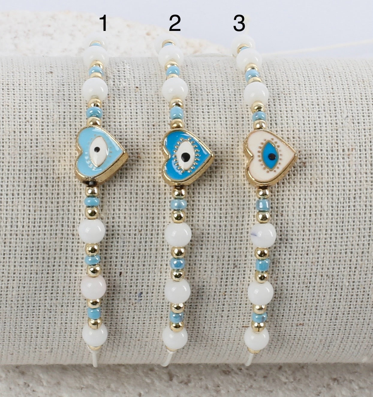 Heart eye bracelet