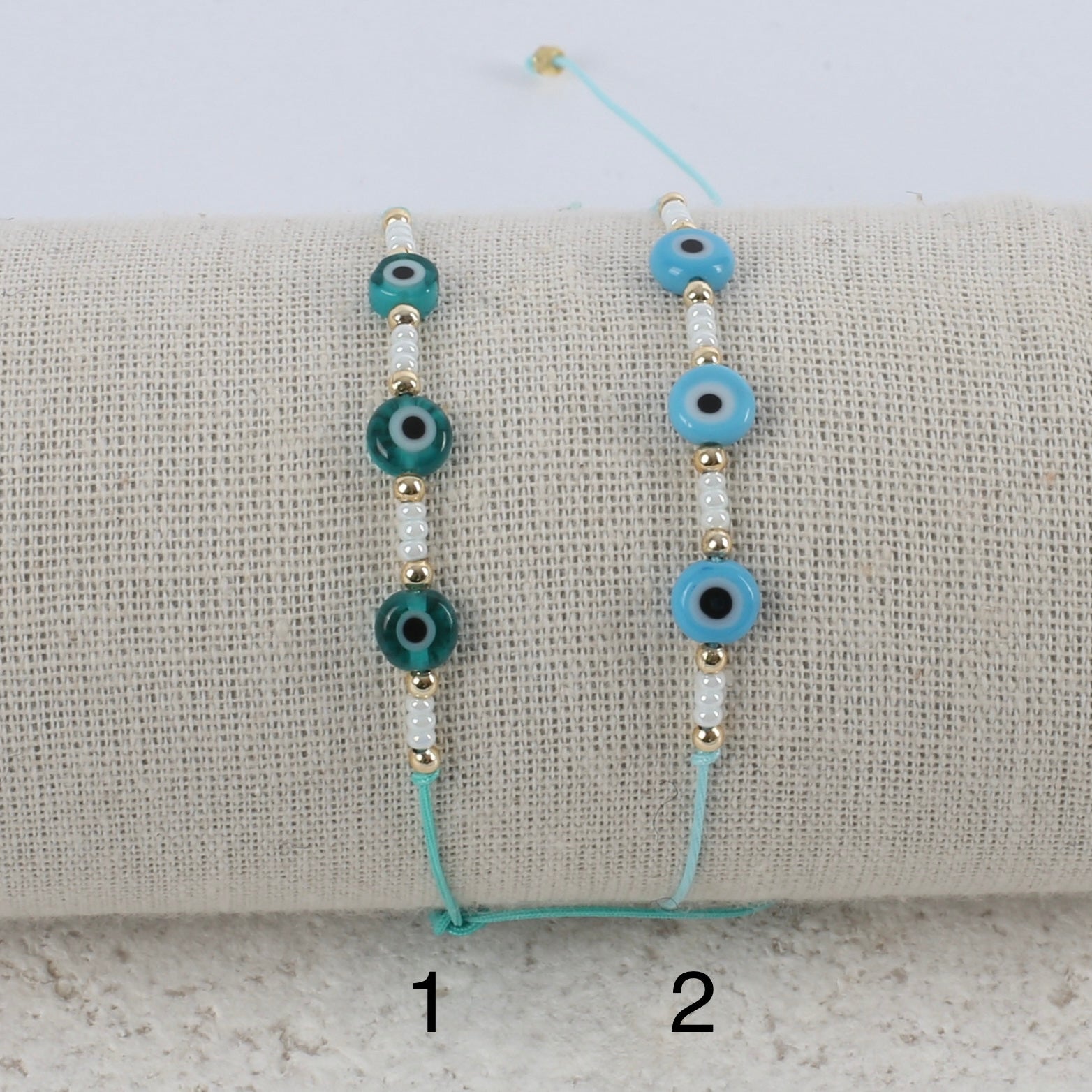 Triple eye bracelet