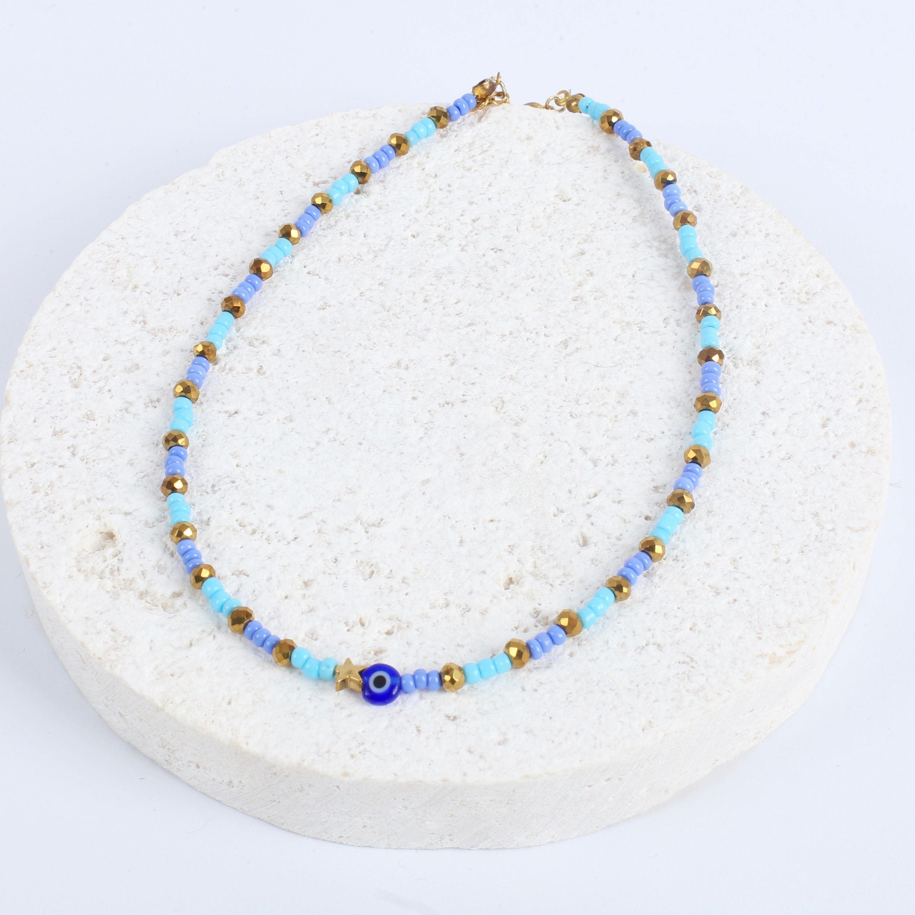 Mixed blues evil eye