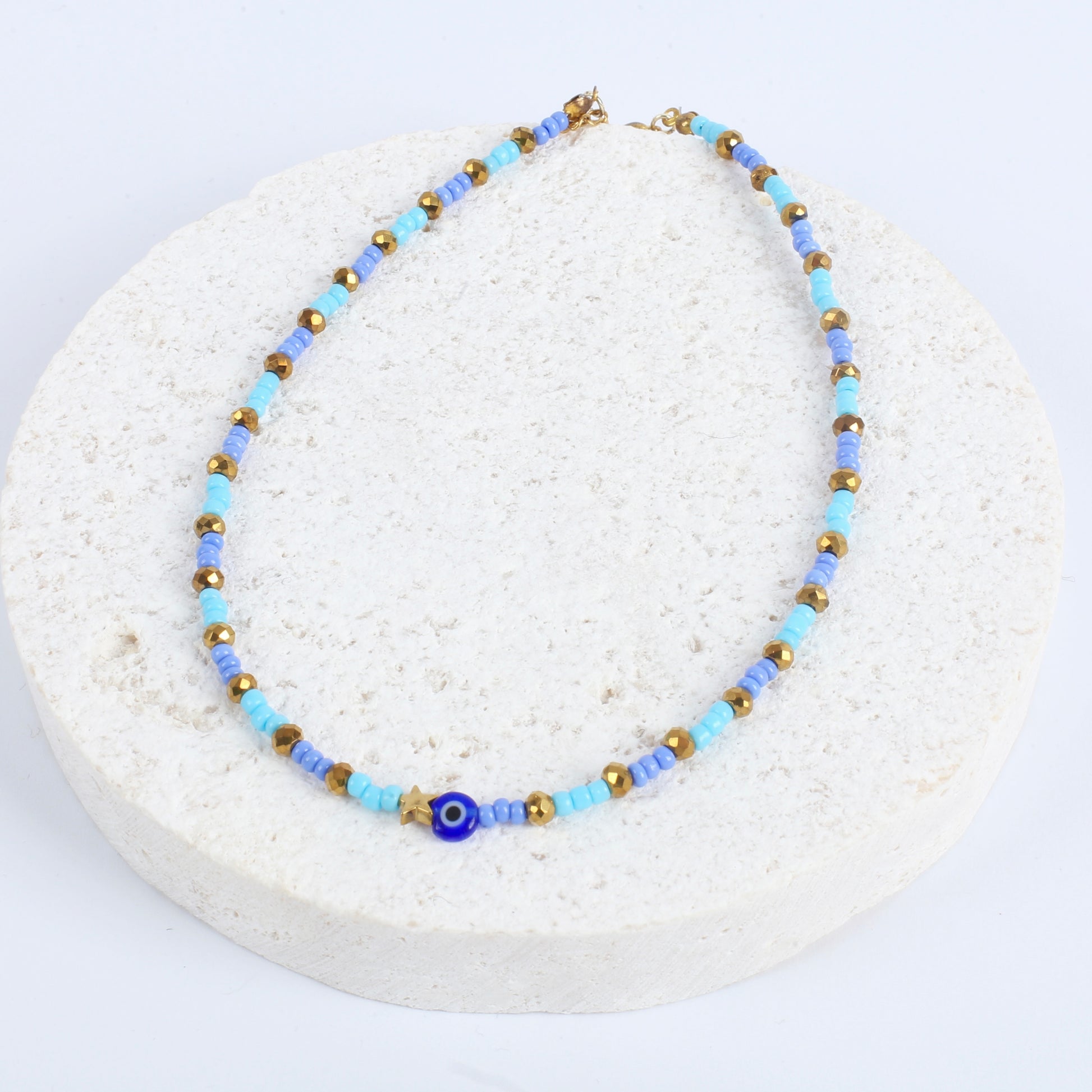 Mixed blues evil eye