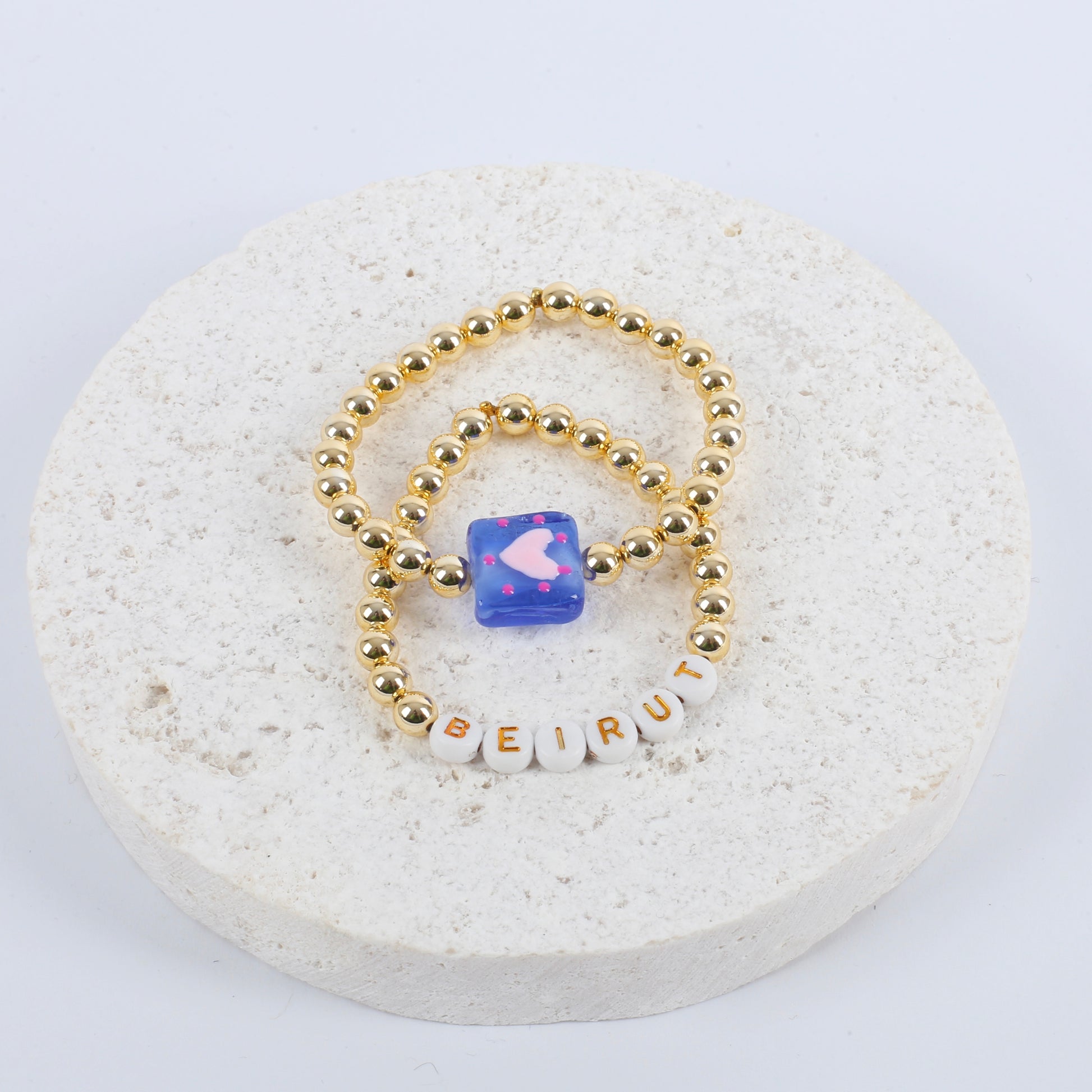 Beirut love set of 2 bracelets