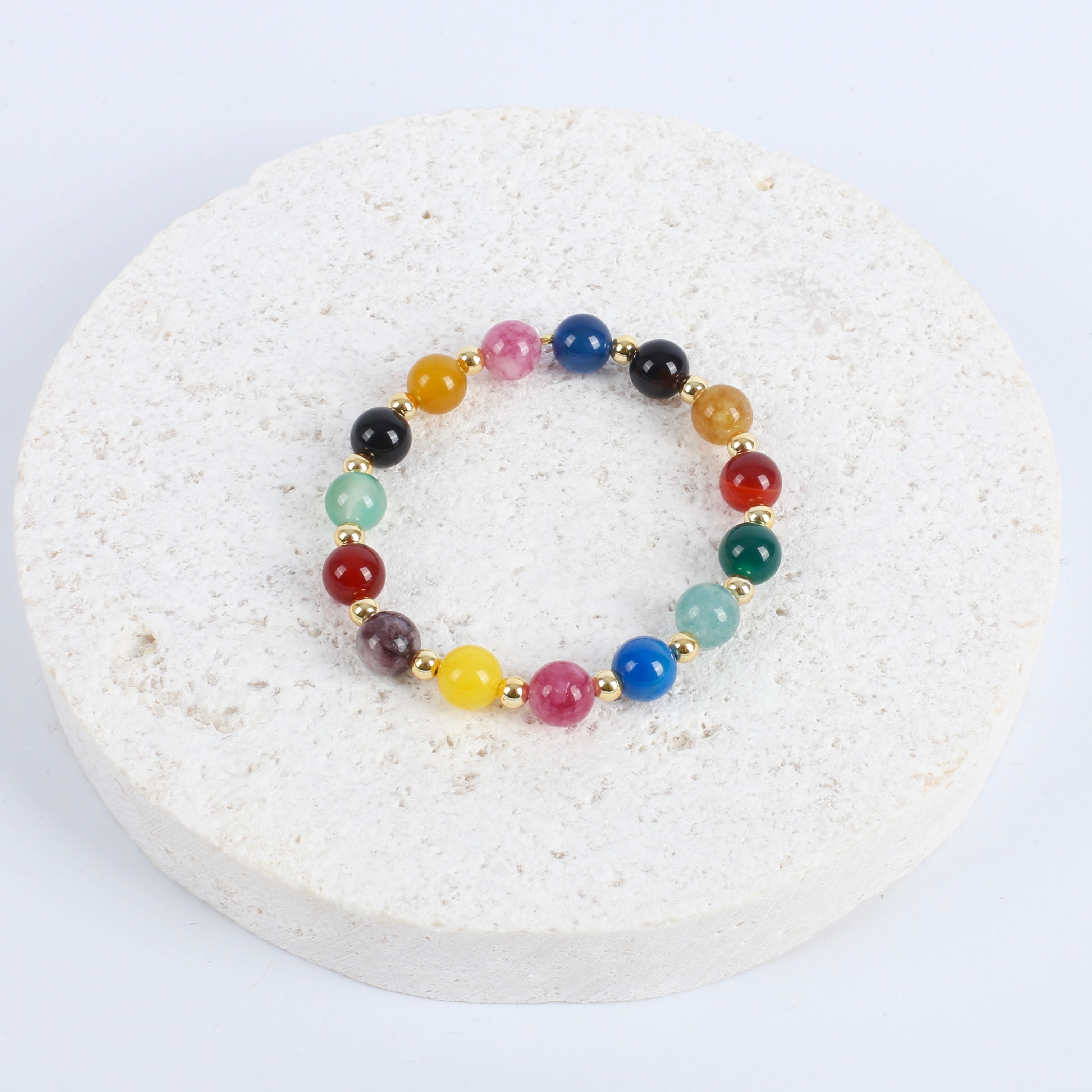 Semi-precious stones bracelet