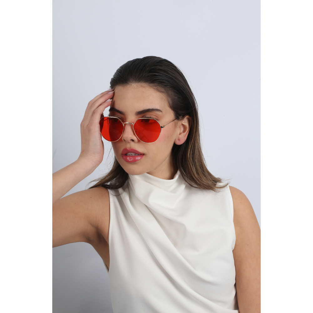 Red sunglasses